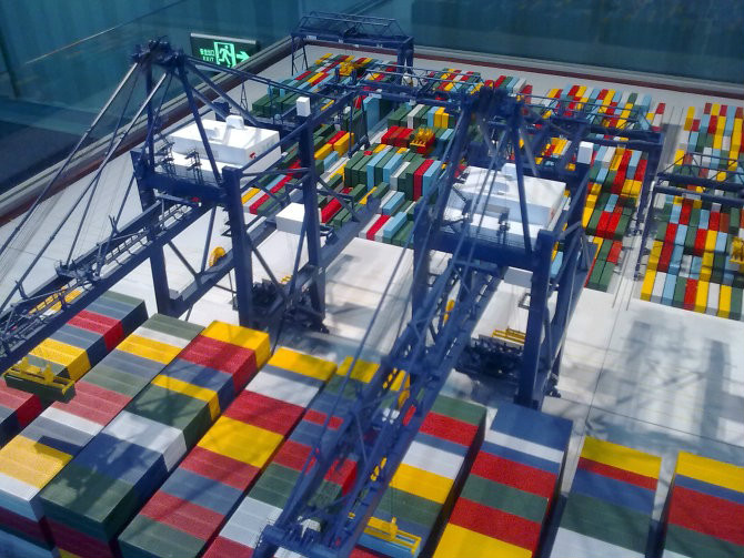 古县港口集装箱堆场