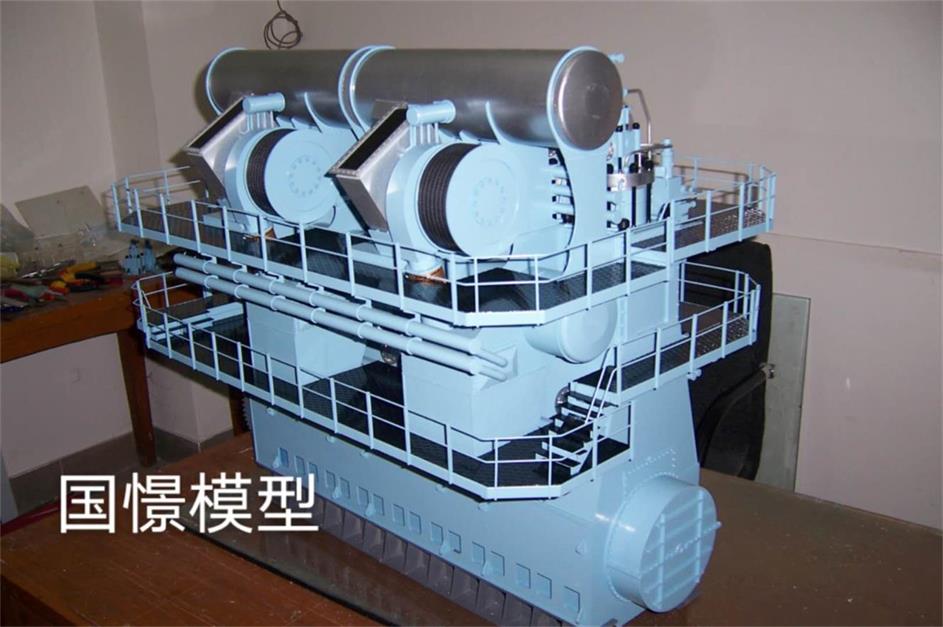 古县飞机发动机模型